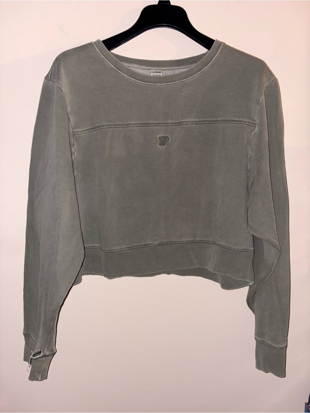 Victoria’s Secret PINK Cropped Crewneck Sweatshirt size XXL